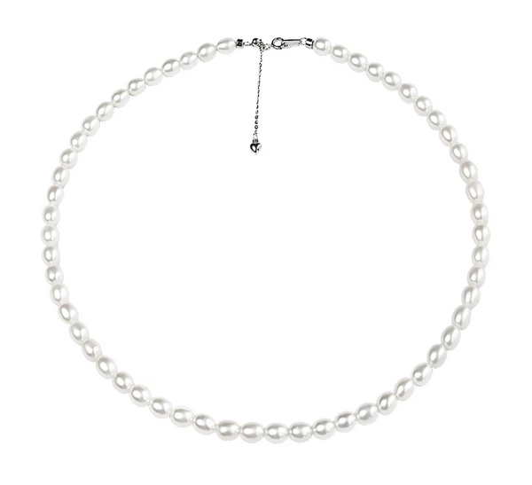 Unique Drop-shaped Pearl Necklace | 5-5.5mm AAAA | Adjustable Princess Length