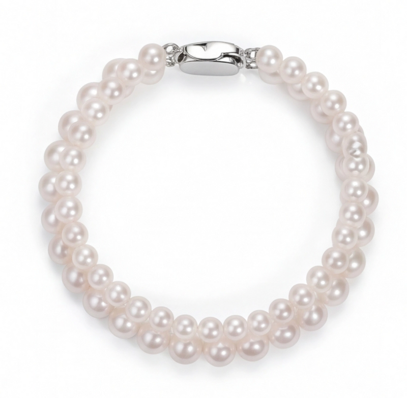 Double-Layer Freshwater Pearl Bracelet | 4.5–7.5mm AAAA