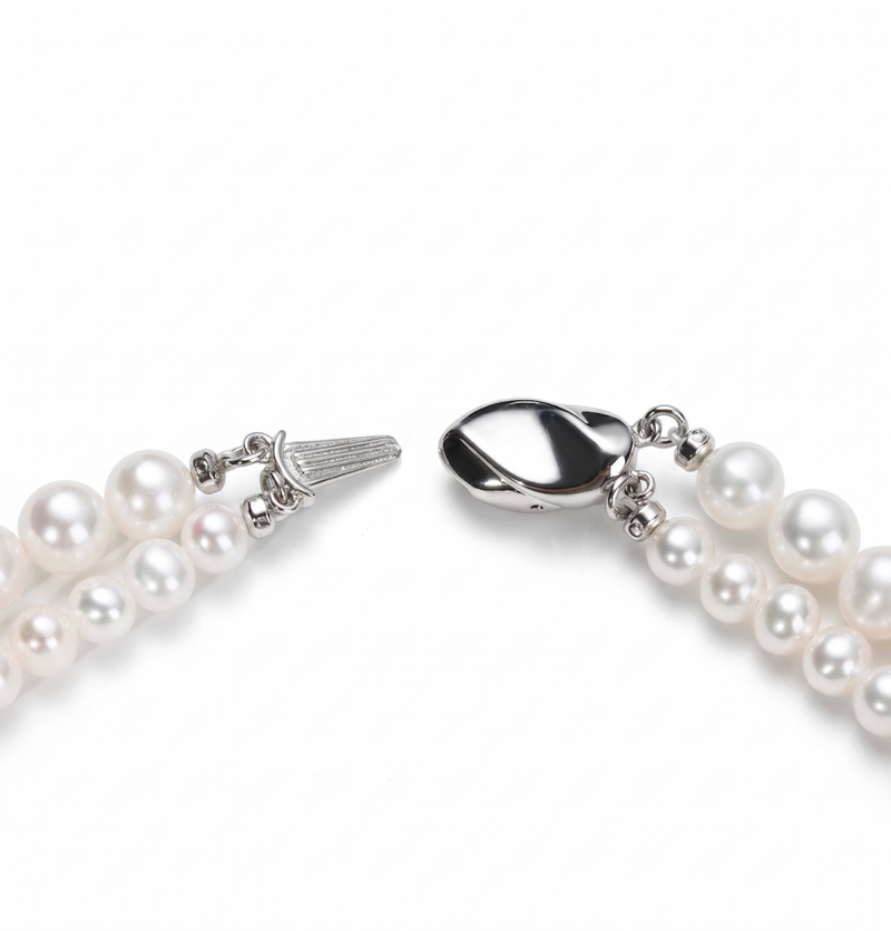 Double-Layer Freshwater Pearl Bracelet | 4.5–7.5mm AAAA detail