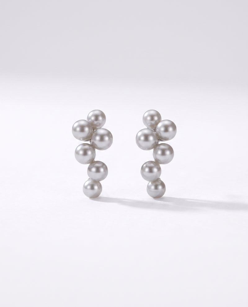 Grey Pearl Climber Studs